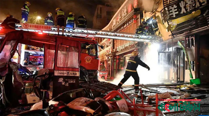 চীনের বারবিকিউ রেস্তোরাঁয় বিস্ফোরণ, নিহত ৩১